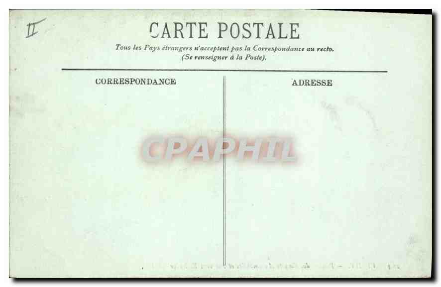 CPA Vichy Panton des Canots Automobiles et vue vers Bellerive  — Verso