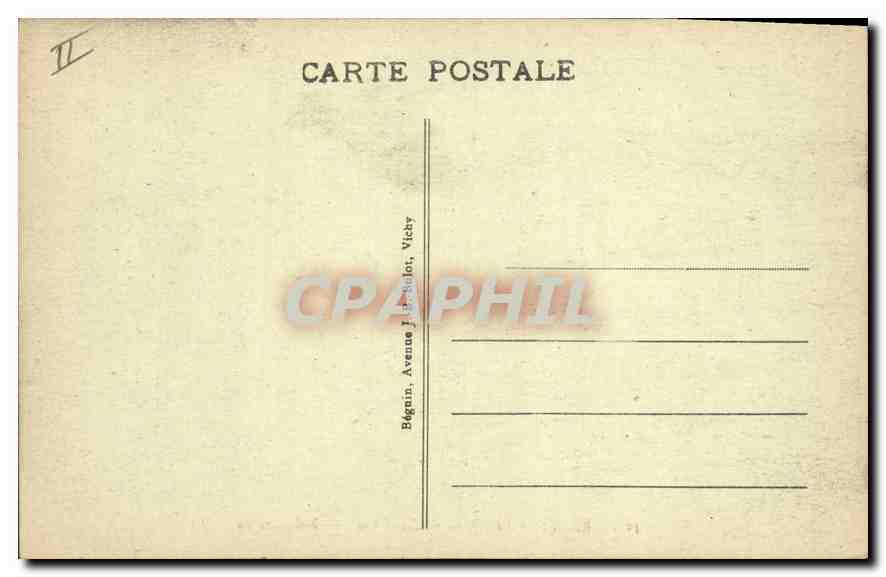 Vichy - Les Quais de l'Allier et l'Embarcadère du Golf — Bégin, Vichy — Rückseite