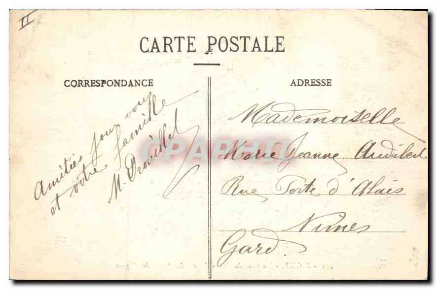 Vichy - Ein Eckbereich des Großen Parks - Der Schwanenteich — Antike Ansichtskarte n°552 — Rückseite