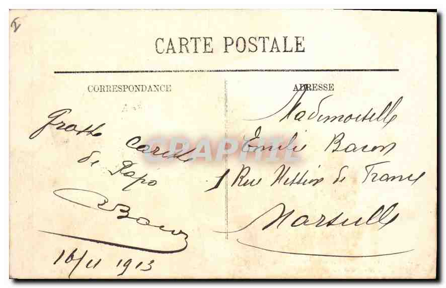 CPA Lyon La Saone Coteau de Fourviere et Ascenseur de la Tour de Fourviere Bateau Peniche Chocolat M — Verso