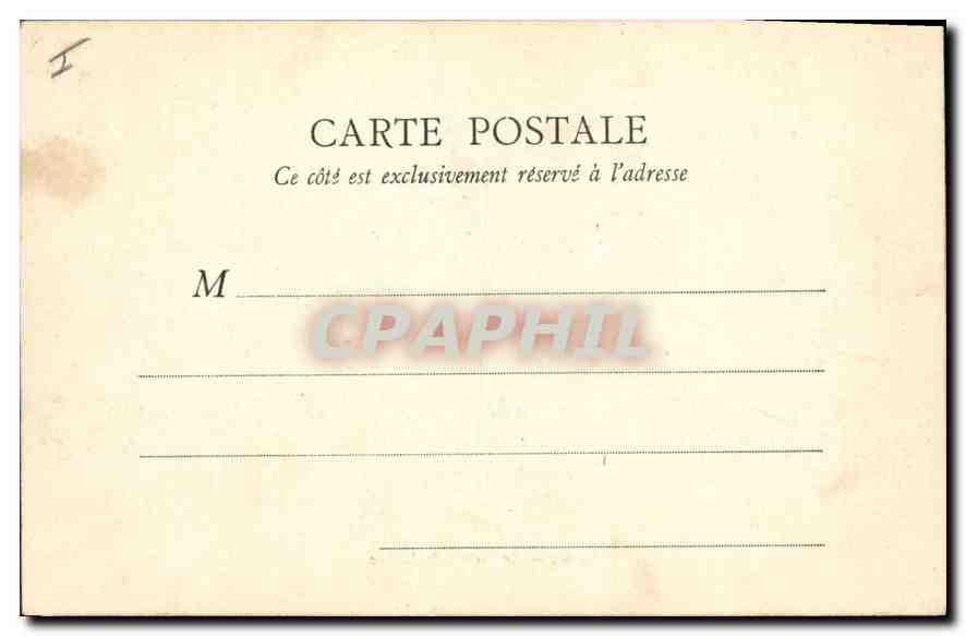 CPA Lyon Le Palais de Justice  — Verso