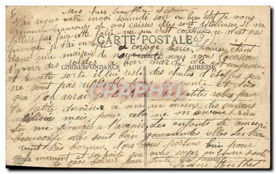 CPA Lyon Place Bellecour la Statue de Louis XIV et le Dome de la Charite  — Verso