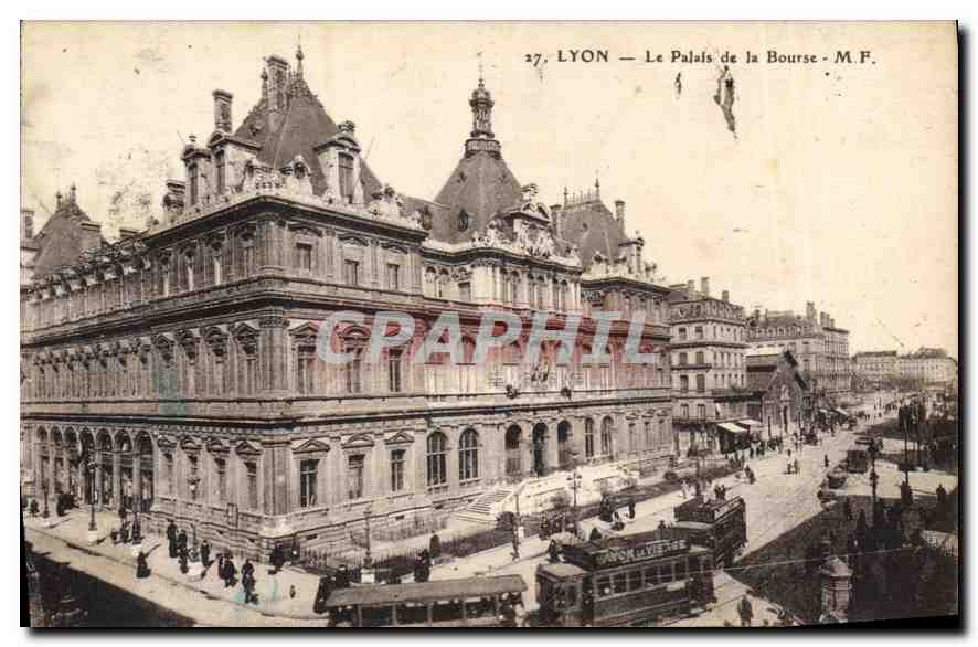 CPA Lyon Interieur de la Bourse Les Heures Chef d'Ceuvre de Bonnassieu 