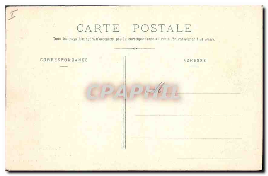 CPA Lyon Palais de la Bourse  — Verso