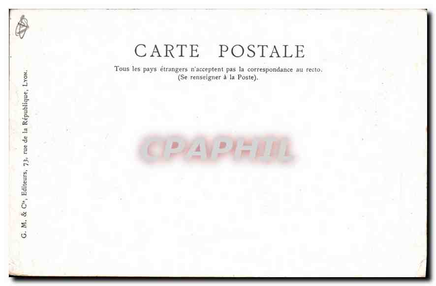 CPA La Bourse  — Rückseite