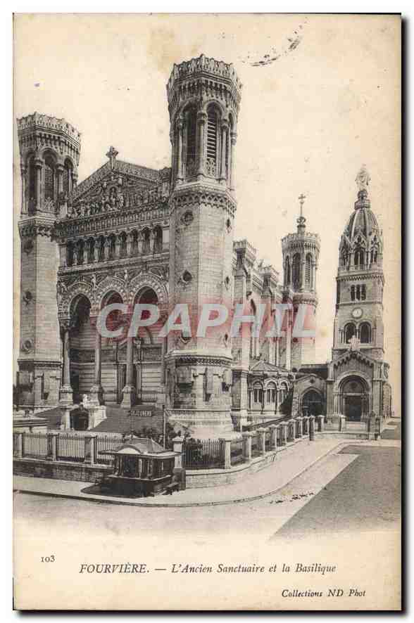 CPA Lyon L'ancien Sanctuaire et la Basilique 