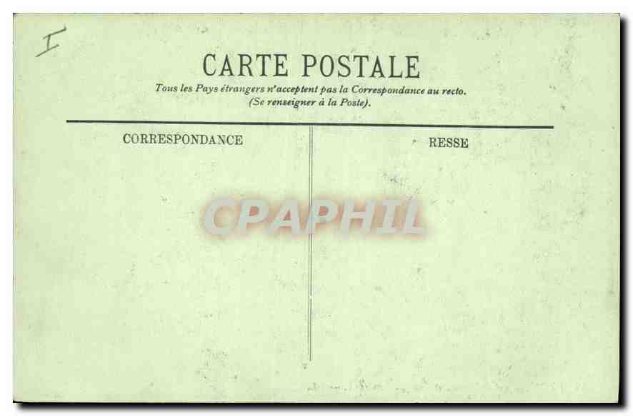 CPA Lyon Pont de Loyasse et Tour de Fourviere  — Verso
