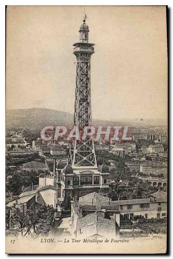CPA Lyon La Tour Metallique de Fourviere 
