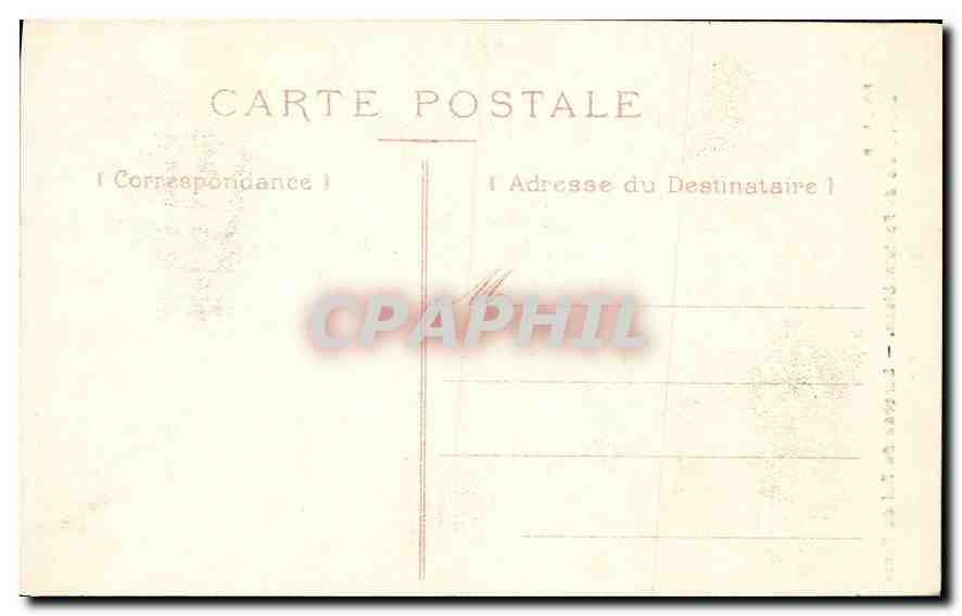 CPA Palais de Fontainebleu Berceau du Roi de Rome  — Rückseite