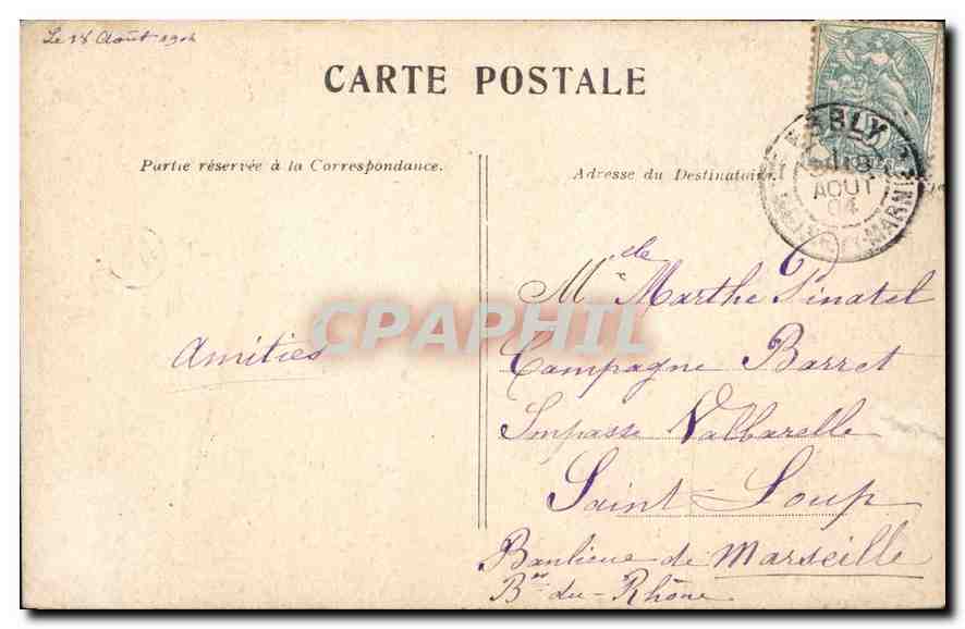 CPA Paris Notre Dame  — Rückseite