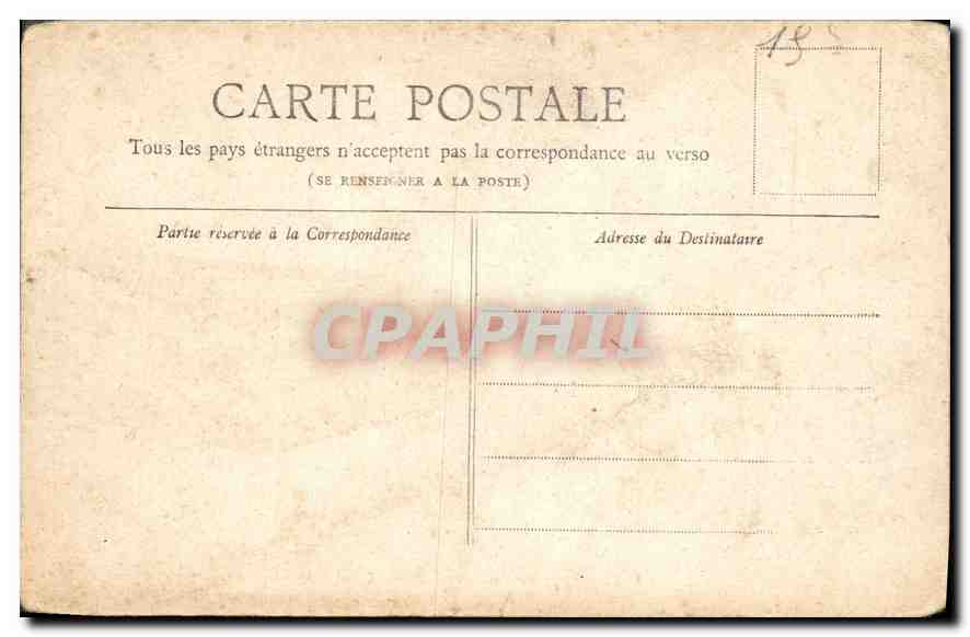 CPA Paris Les Invalides  — Rückseite