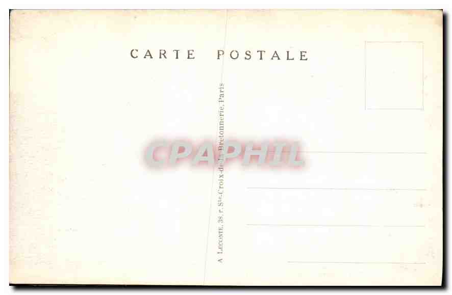CPA Paris Le Grand Palais  — Rückseite