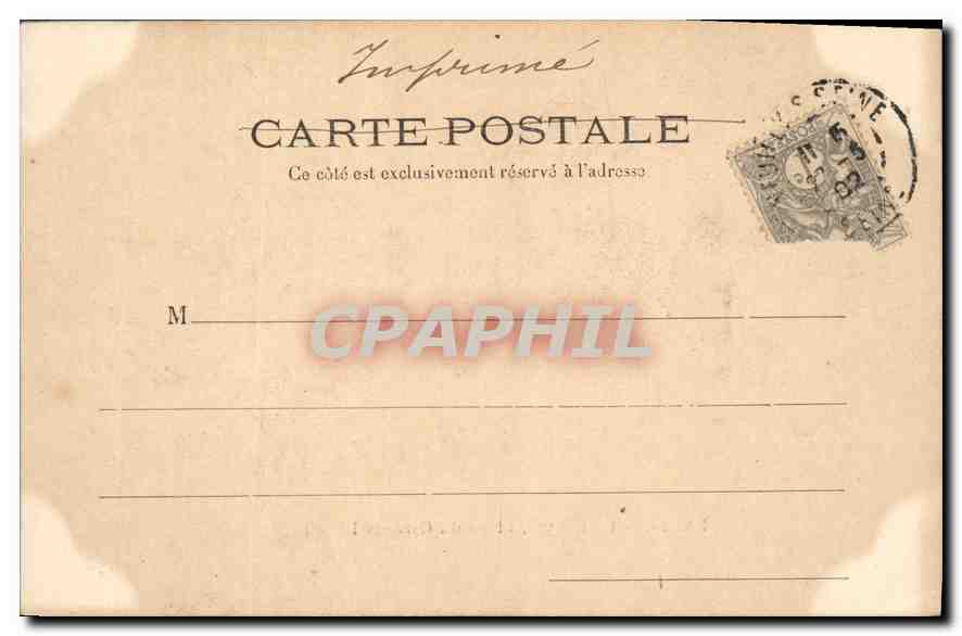 CPA Paris Le Louvre Place du Carrousel  — Rückseite
