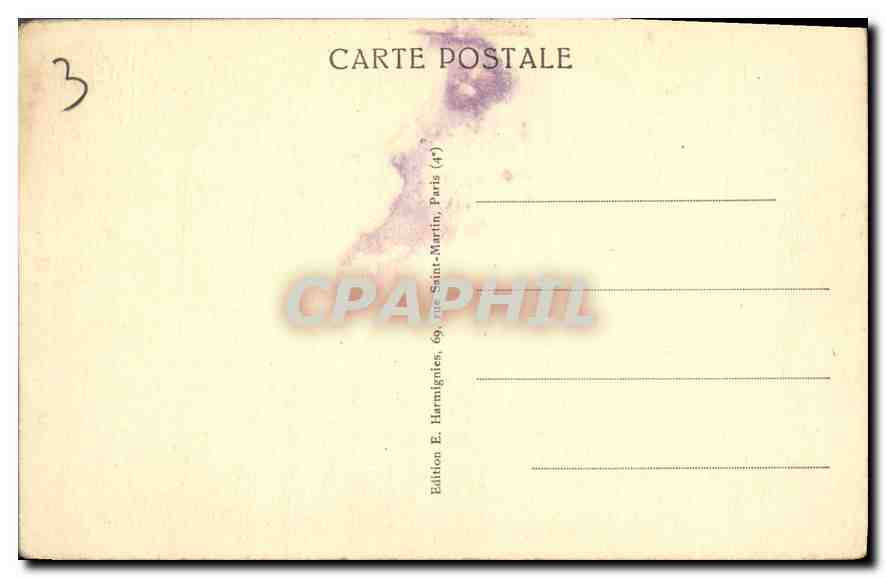 CPA Paris Eglise Notre Dame  — Rückseite
