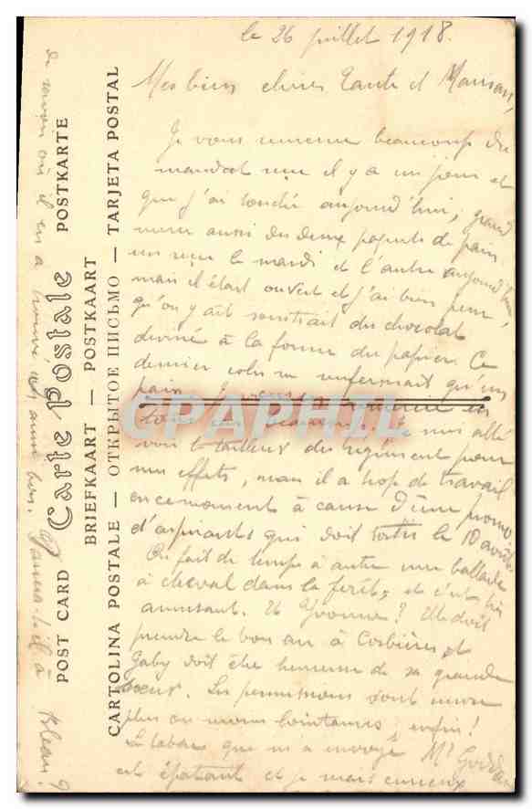 CPA Paris Hotel des Invalides Le Tombeau de Napoleon  — Rückseite