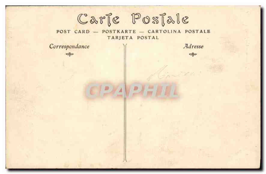CPA Paris Jardin du Luxembourg Fontaine Carpeaux  — Verso