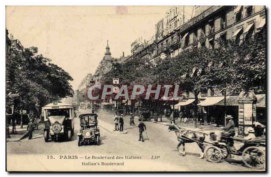 PARIS — Le Boulevard des Italiens — LIP