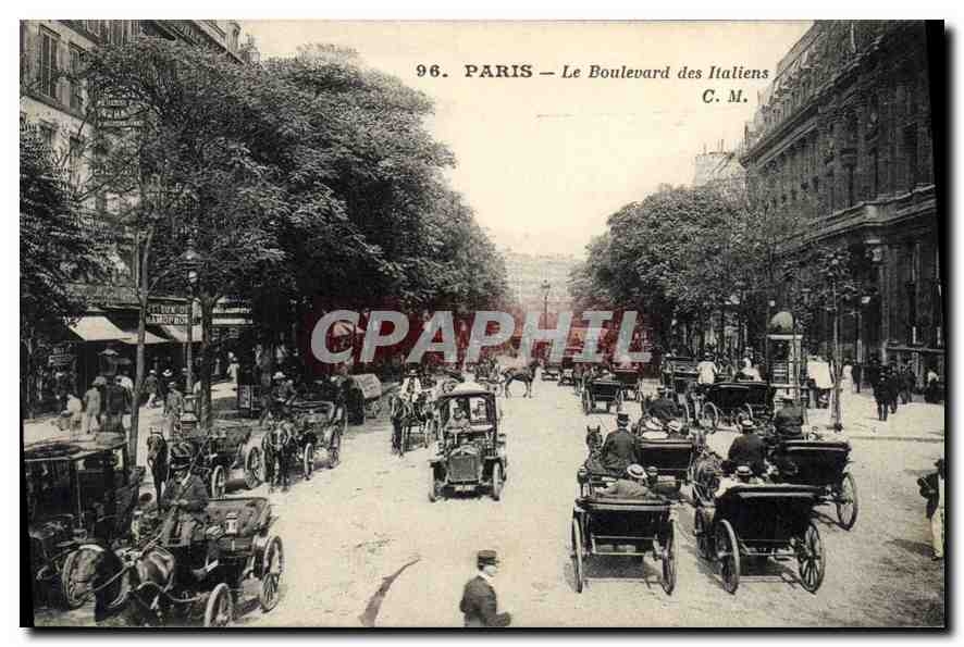 Paris — Le Boulevard des Italiens — C. M. n° 96