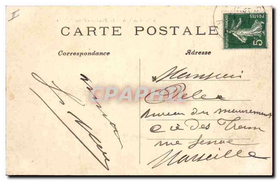Paris — Le Boulevard des Italiens — C. M. n° 96 — Rückseite