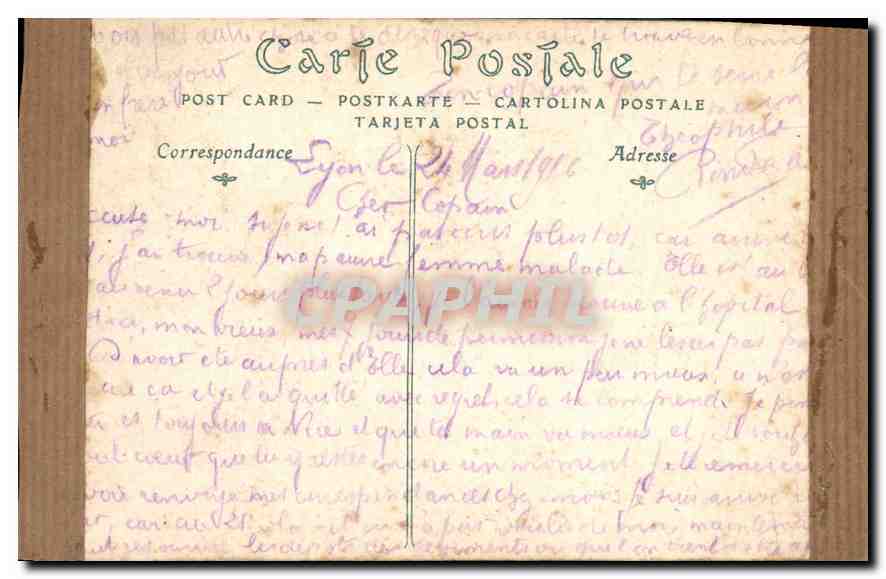 CPA Paris La Place et la Colonne Vendome  — Rückseite