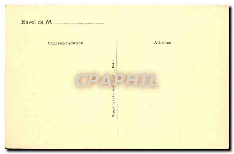CPA Paris La Madeleine  — Verso