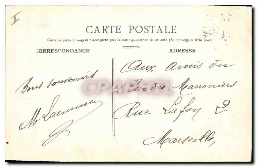 CPA Paris Mairie du 10eme — Rückseite