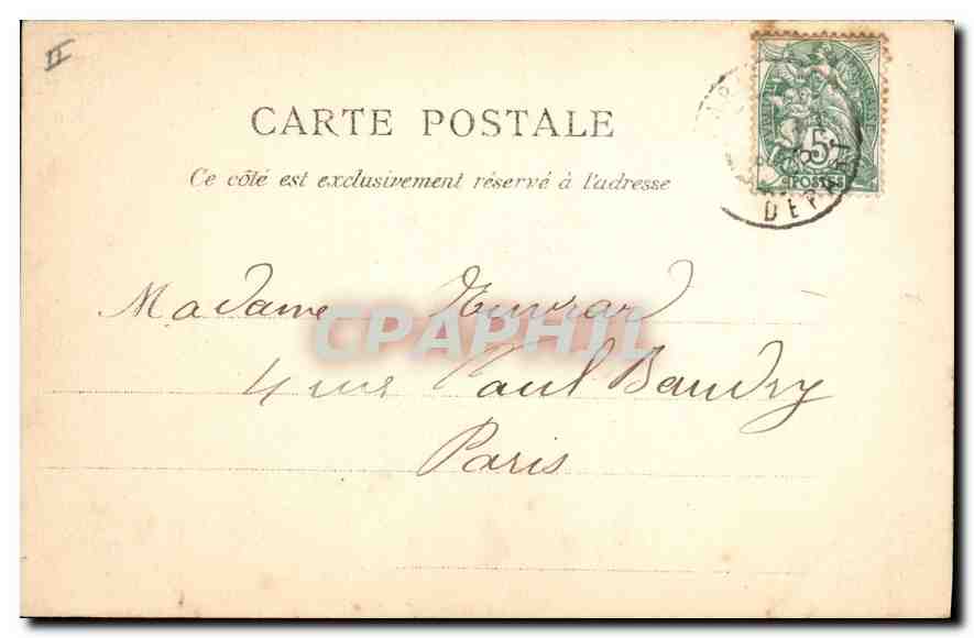 CPA Paris Marie du X Arrondissement  — Rückseite