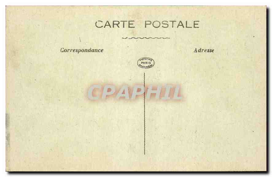 CPA Paris Fontaine en bronze de la Place de la Concorde  — Rückseite