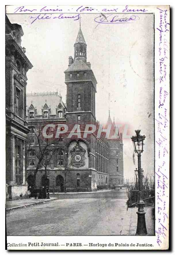 CPA Paris Horloge du Palais de Justice 