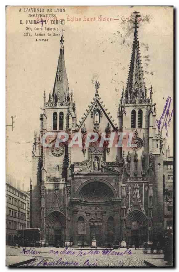 CPA Lyon Eglise Saint Nizier 