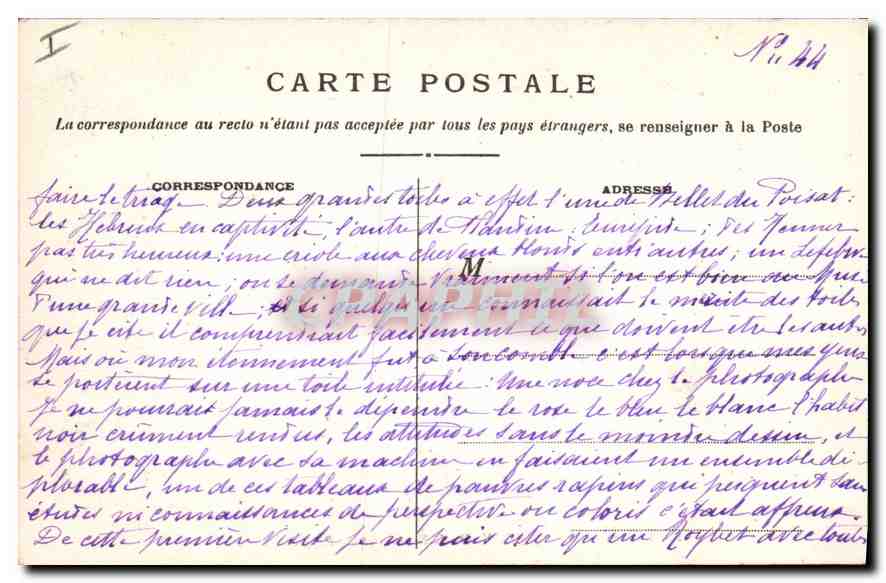 CPA Lyon Basilique de ND de Fourviere La Crypte  — Rückseite