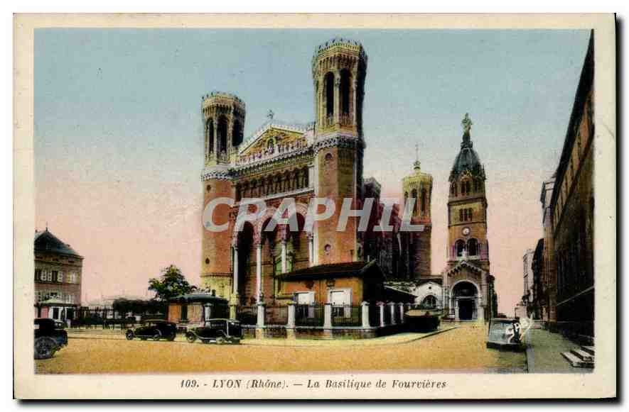 CPA Lyon Rhone La Basilique de Fourviere 