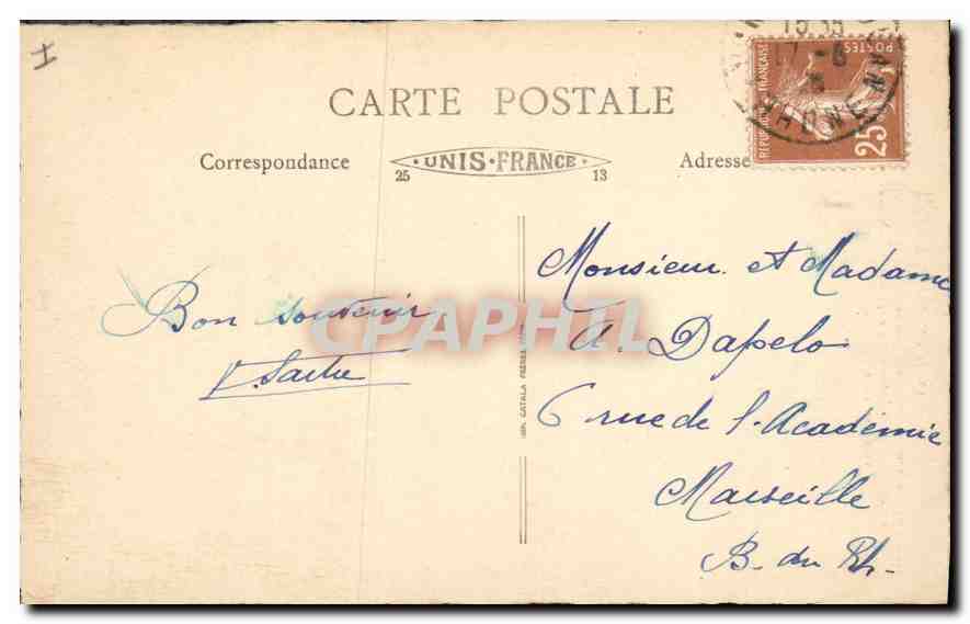 CPA Lyon Cathedrale Saint Jean Un des plus beaux monuments religeux de France  — Verso
