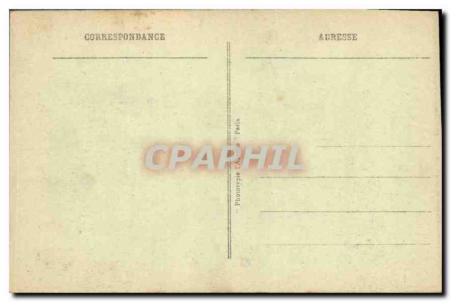 CPA Paris La Chambre des Deputes et le Pont de la Concorde  — Rückseite