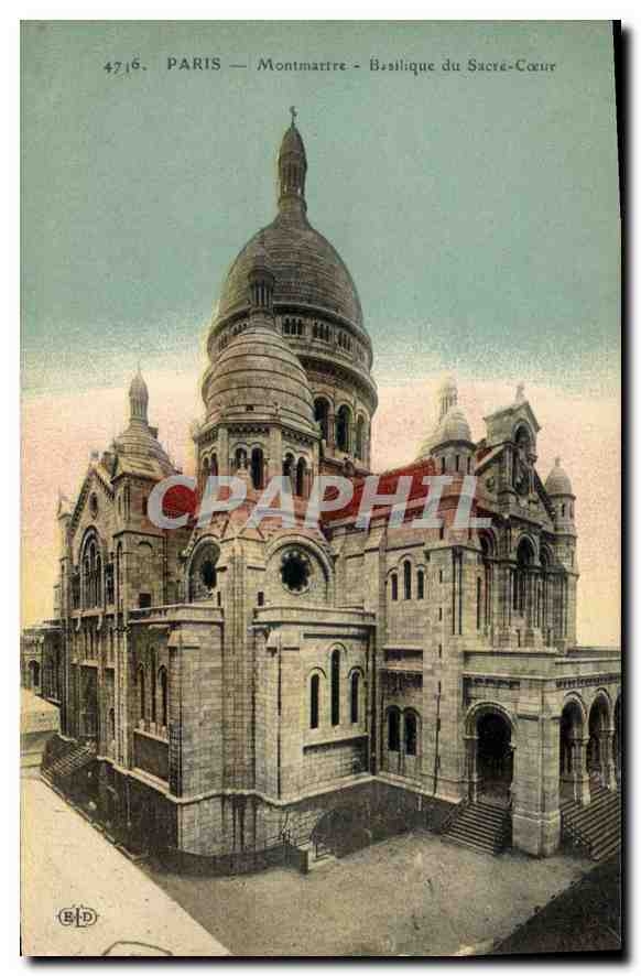 CPA Paris Montmartre Basilique du Sacre Coeur 