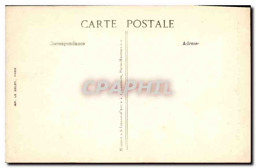 CPA Paris Montmartre Basilique du Sacre Coeur  — Rückseite