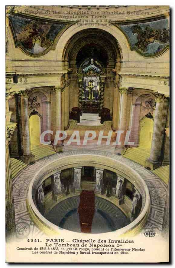 CPA Paris Chapelle des Invalides Le Tombeau de Napoleon I 