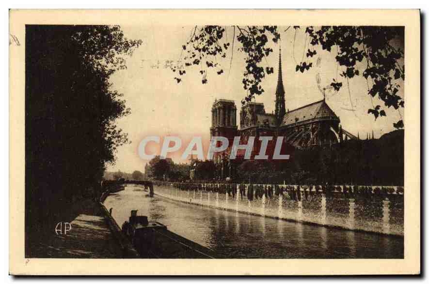 CPA Paris Notre Dame L'Abside 