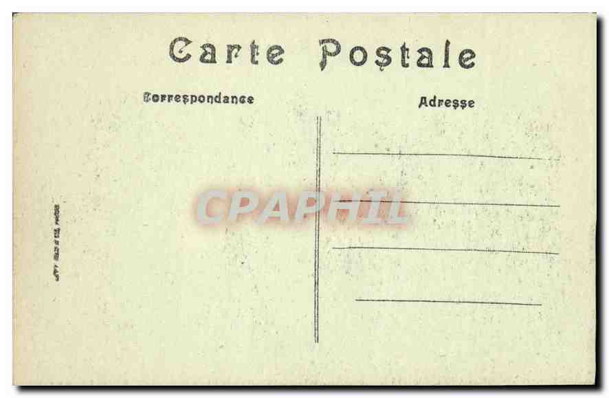 CPA Paris Avenue du Bois de Boulogne  — Rückseite