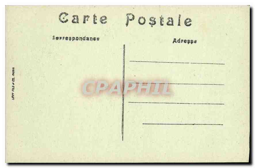 CPA Paris Arc de Triomphe du Carrousel Jardin des Tuileries  — Rückseite