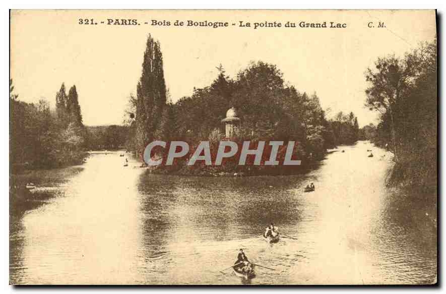 Paris - Bois de Boulogne - La pointe du Grand Lac — C.M. n°321