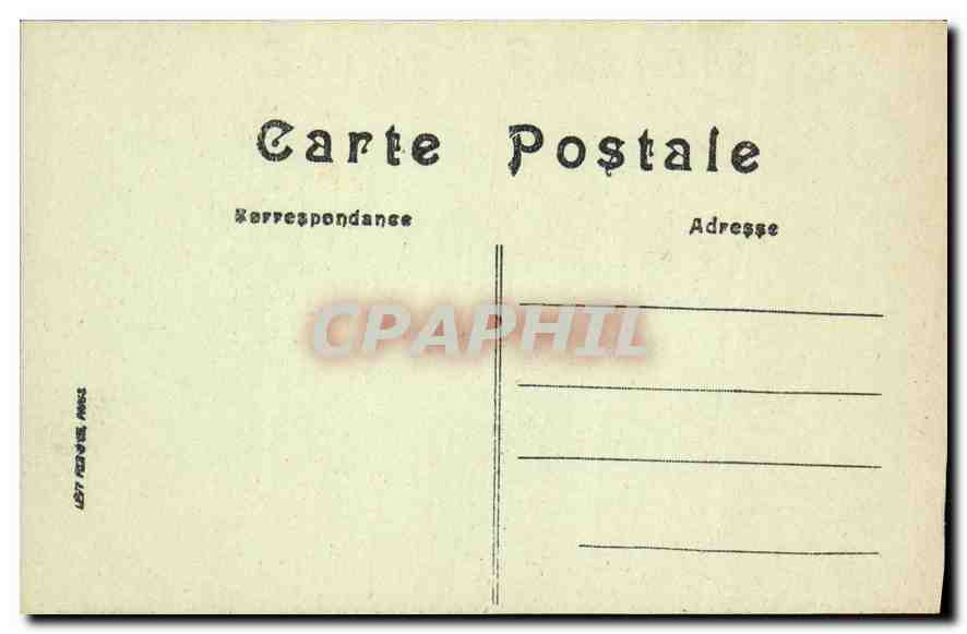 CPA Paris L'Hotel de Ville  — Rückseite