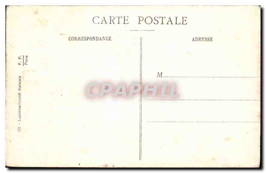 CPA Paris Place de la Republique  — Rückseite