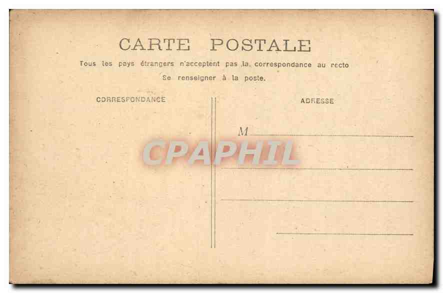 CPA Paris Chambre des Deputes  — Rückseite