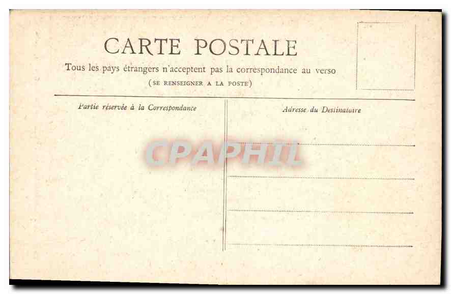 CPA Paris Le Lion de Belfort  — Rückseite