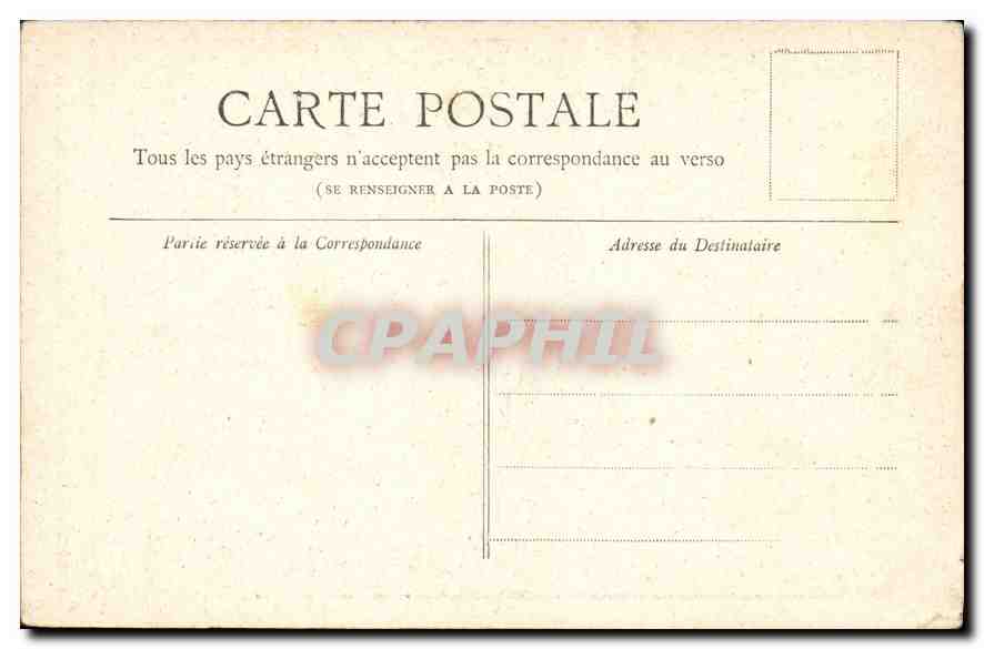 CPA Paris Horloge du Palais de Justice  — Rückseite