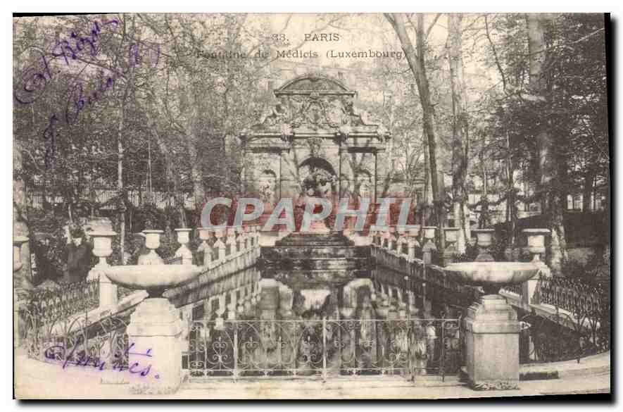 CPA Paris Fontaine de Medicis Luxembourg 