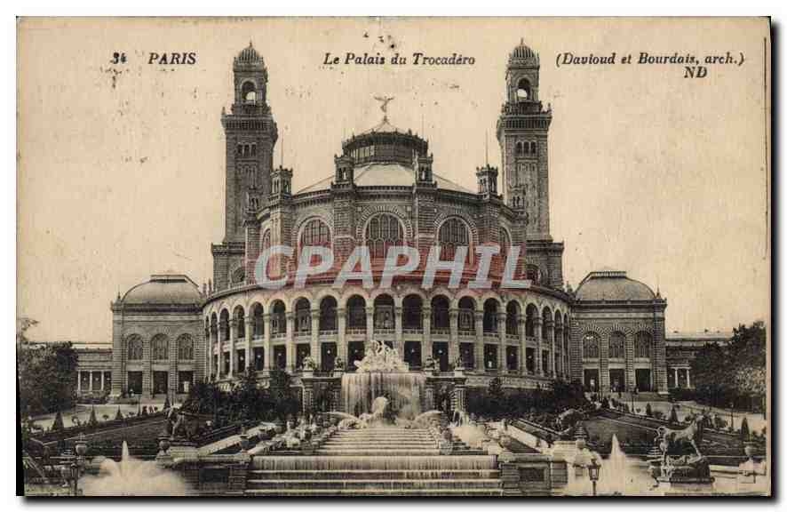 CPA Paris Le Palais du Trocadero 