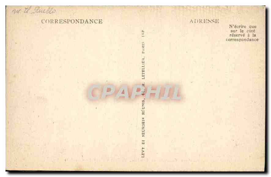 CPA Paris Eglise Saint Etienne du Mont Chapelle et Tombeau de Saint Genevieve  — Rückseite