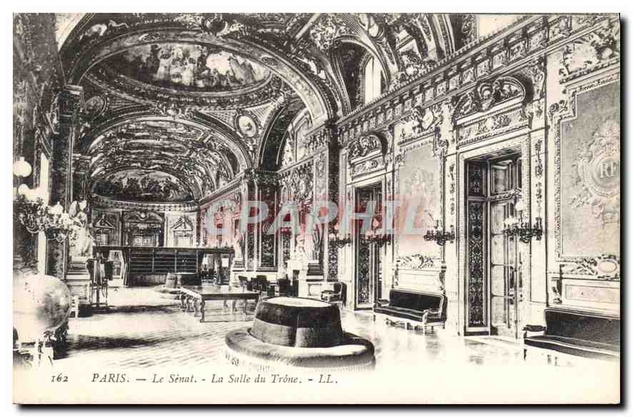 CPA Paris Le Senat La Salle du Trone 